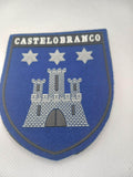 Patch/emblema em PVC Grande Castelo Branco