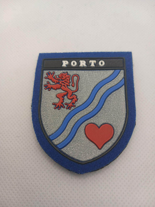 Patch/emblema em PVC Pequeno Porto