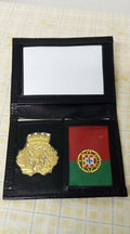 Carteira em pele do Exército Português