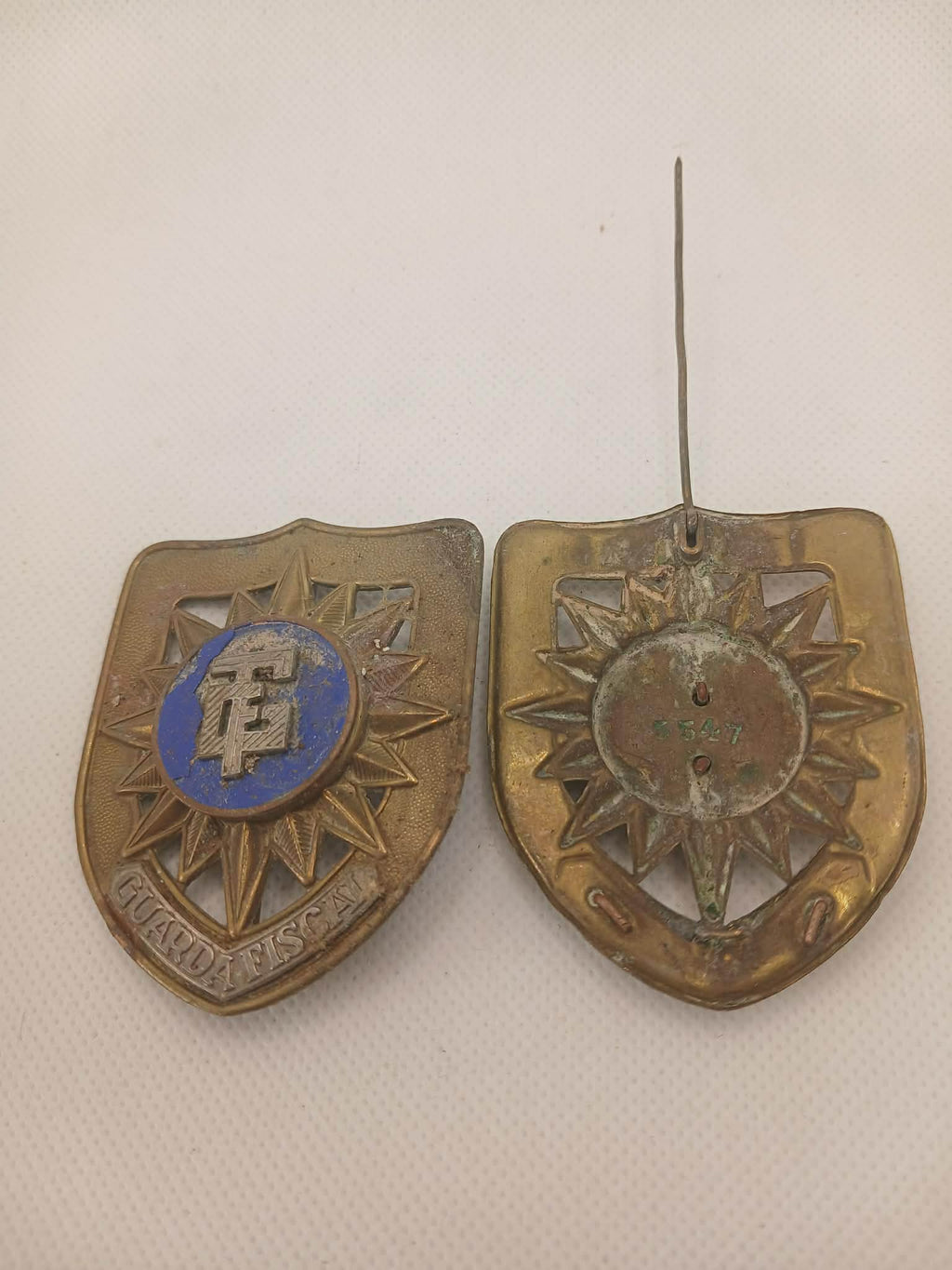 Crachá da antiga guarda fiscal