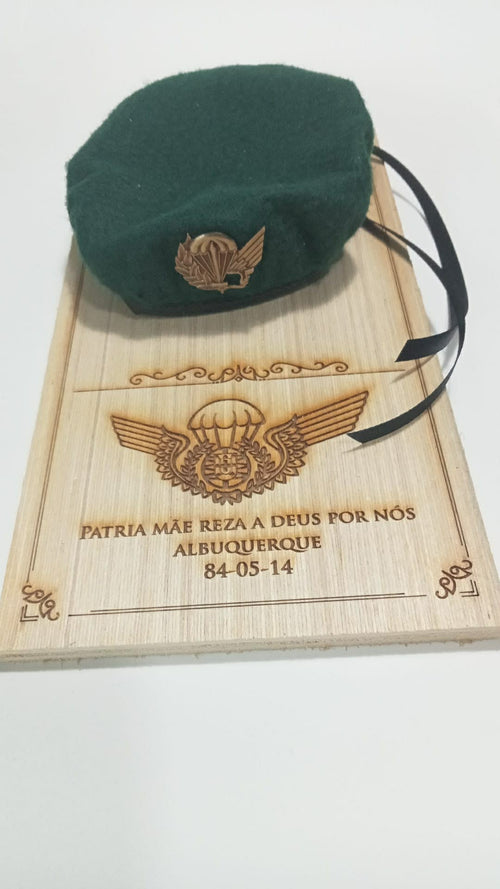 Boina miniatura dos Paraquedistas Portugueses