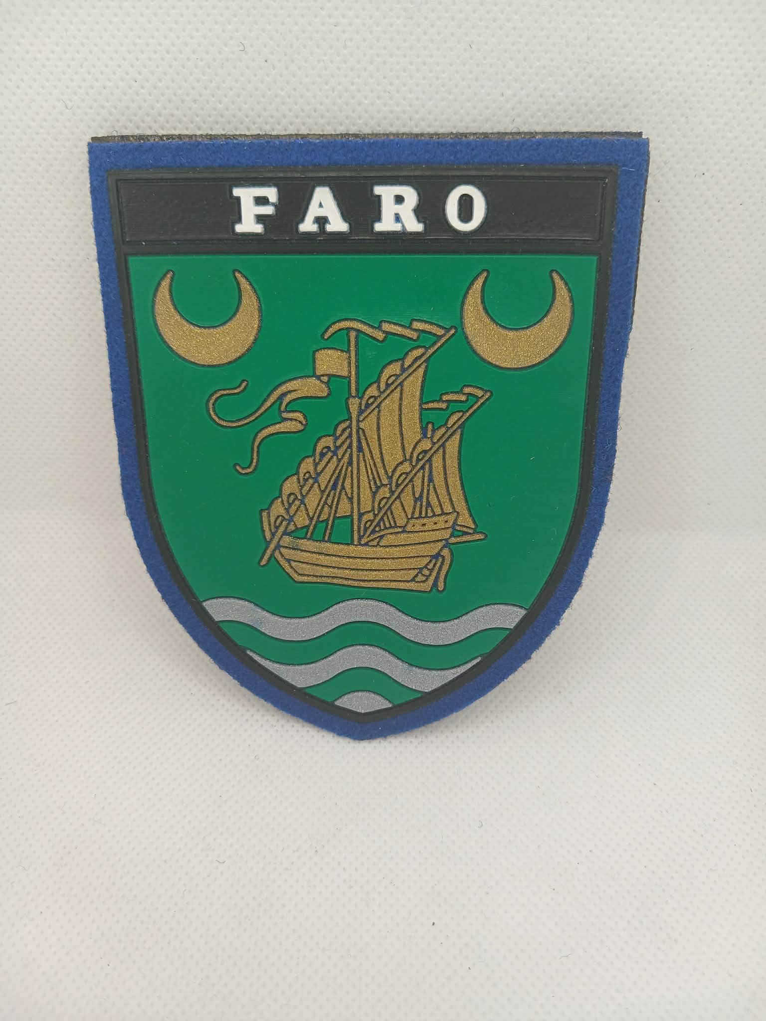 Patch/emblema Grande em PVC Faro