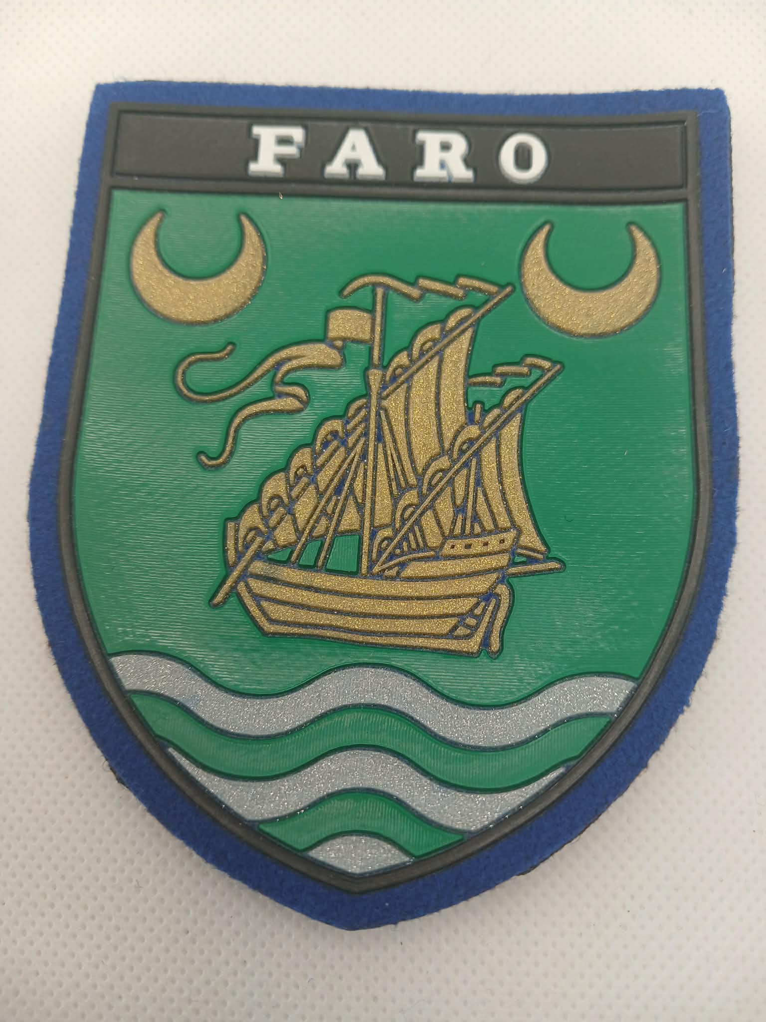 Patch/emblema Grande em PVC Faro